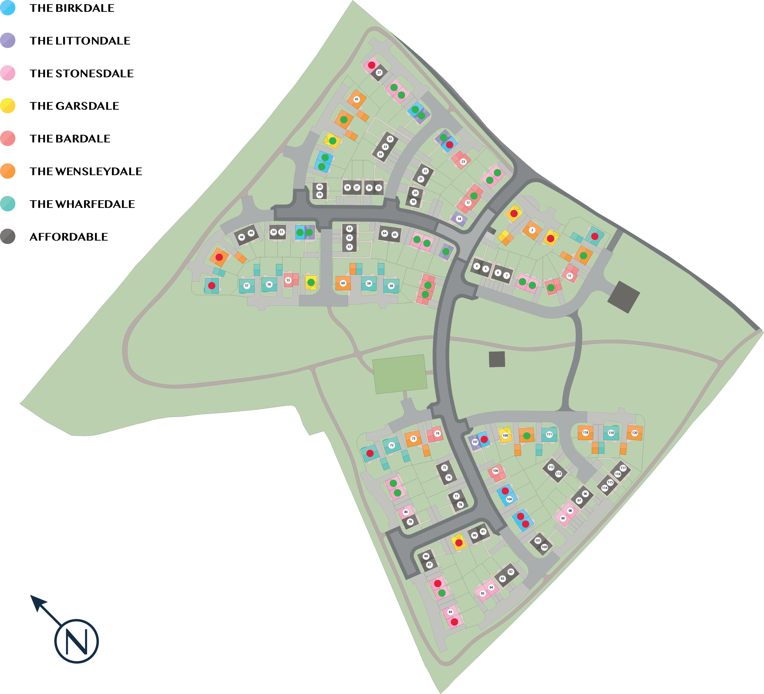 The Bardale 3 Bedroom House in Knaresborough Castle Locke by Space Homes